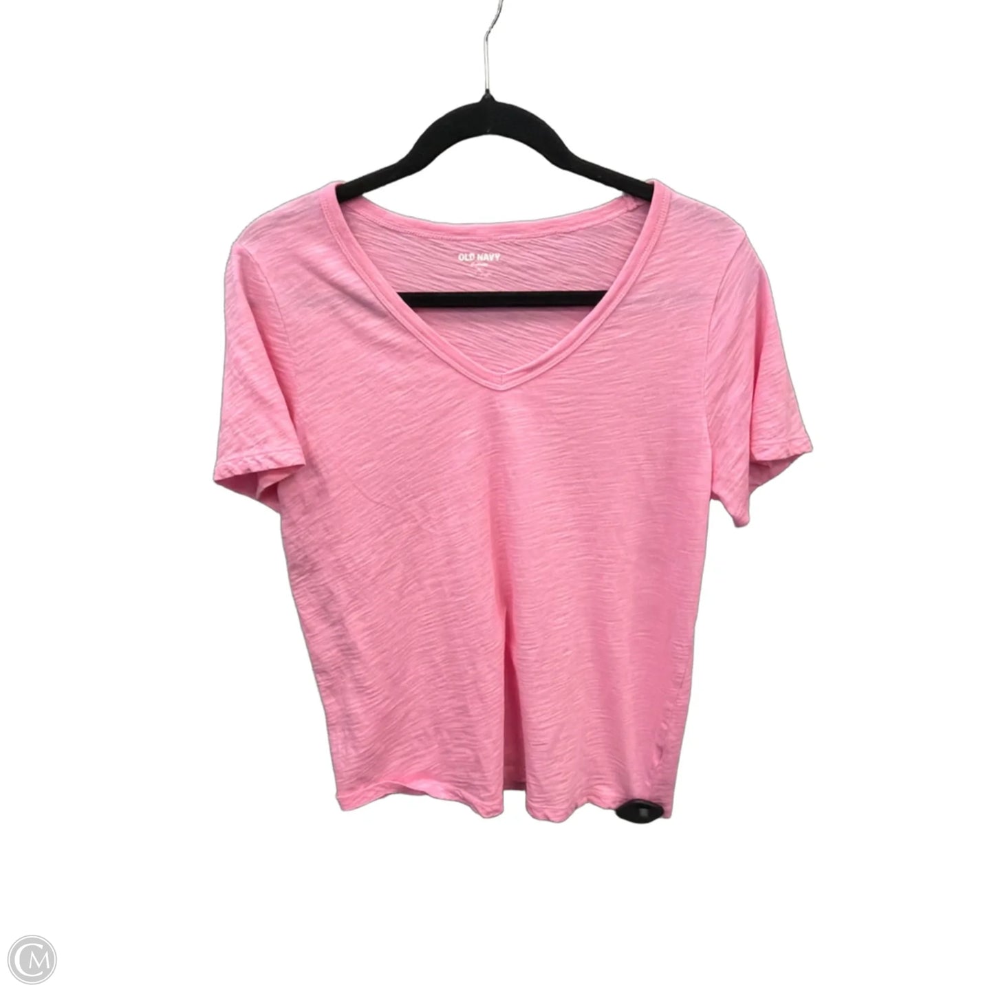 Top Short Sleeve Basic By Old Navy In Pink, Size: M