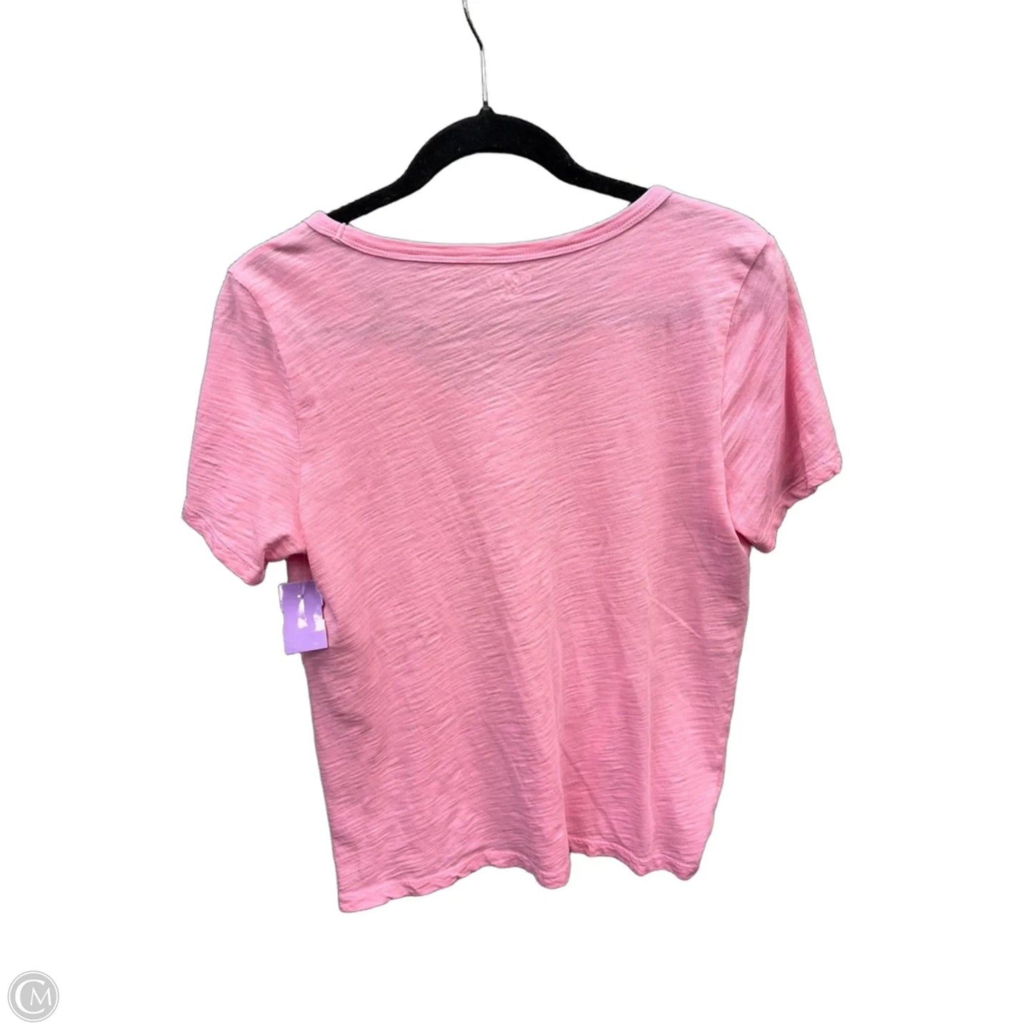 Top Short Sleeve Basic By Old Navy In Pink, Size: M