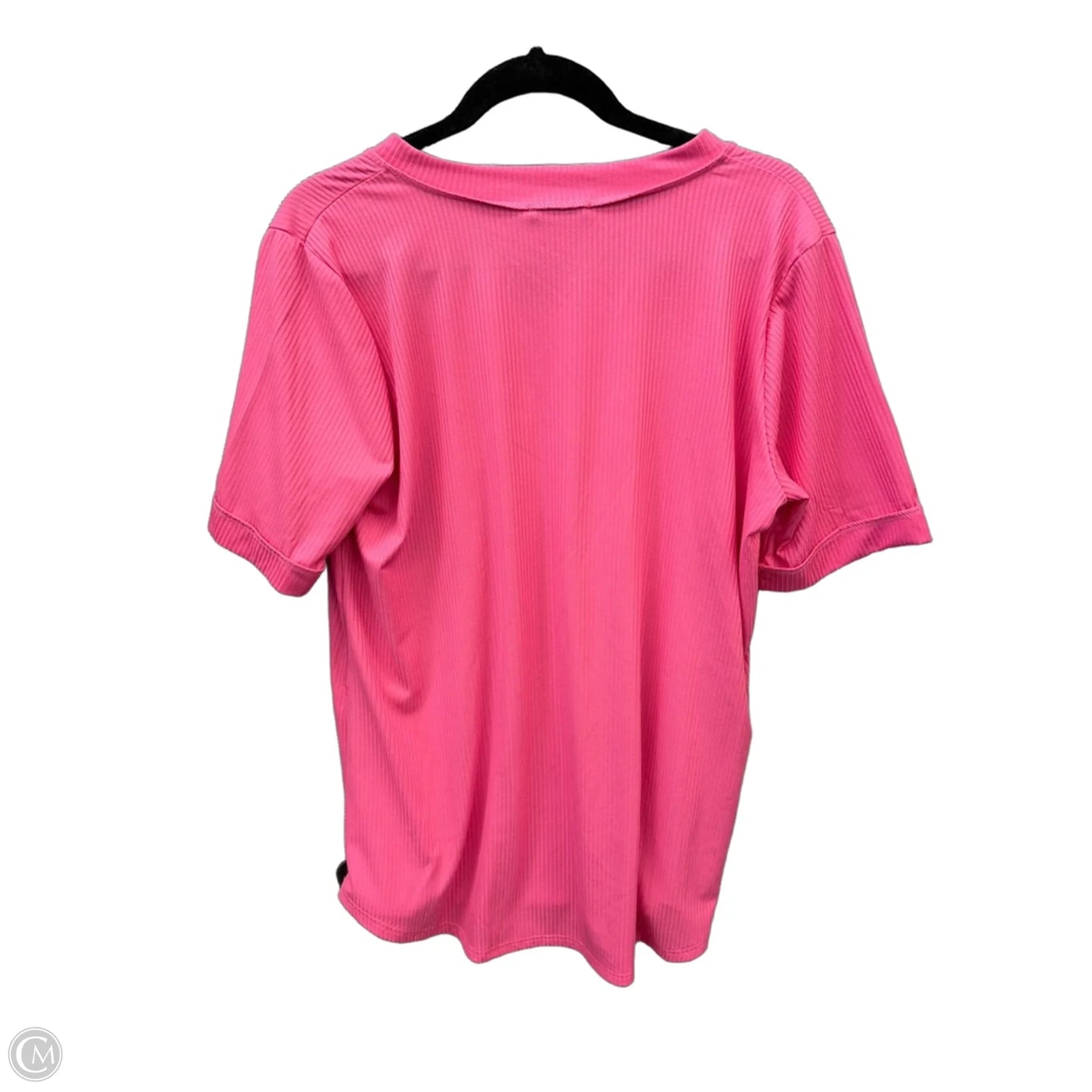 Top Short Sleeve By Heimish Usa In Pink, Size: L