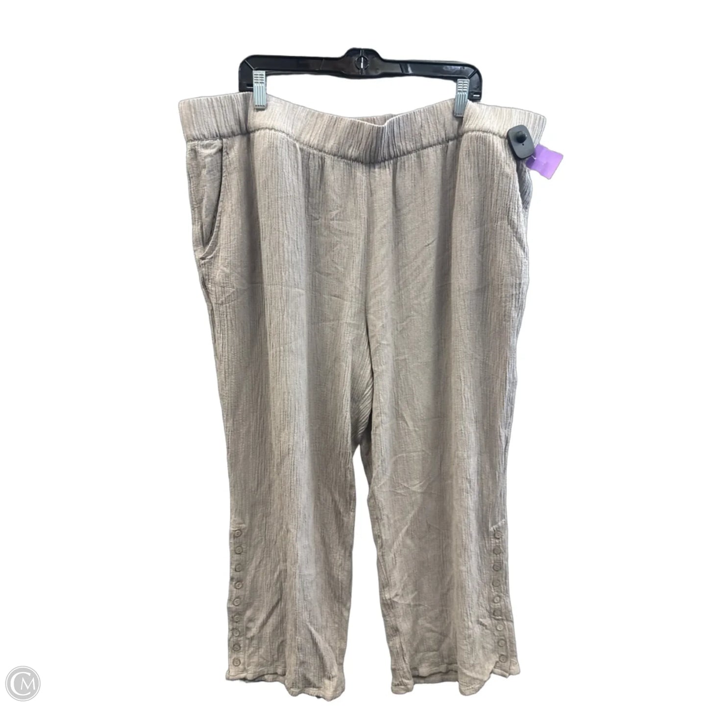 Pants Other By Soft Surroundings In Taupe, Size: 22