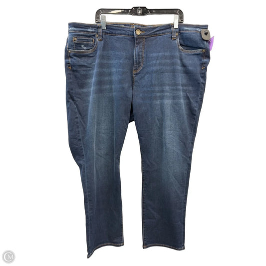 Jeans Boyfriend By Kut In Blue Denim, Size: 22