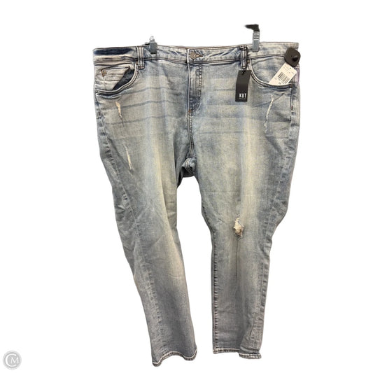 Jeans Boyfriend By Kut In Blue Denim, Size: 22