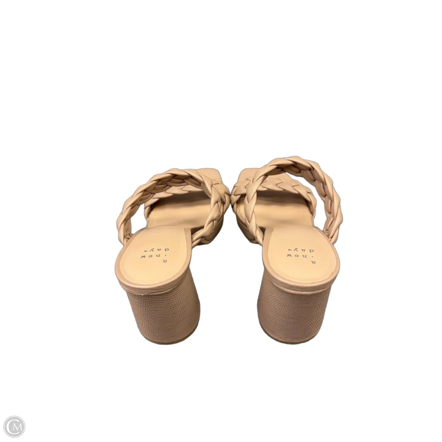 Shoes Heels Block By A New Day In Tan, Size: 7