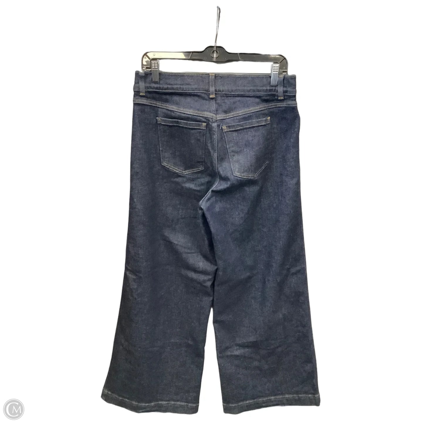 Jeans Wide Leg By Spanx In Blue Denim, Size: 12