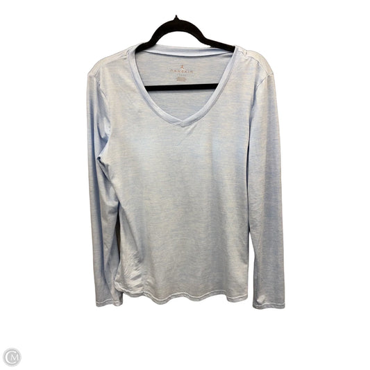 Athletic Top Long Sleeve Crewneck By Danskin In Blue, Size: L