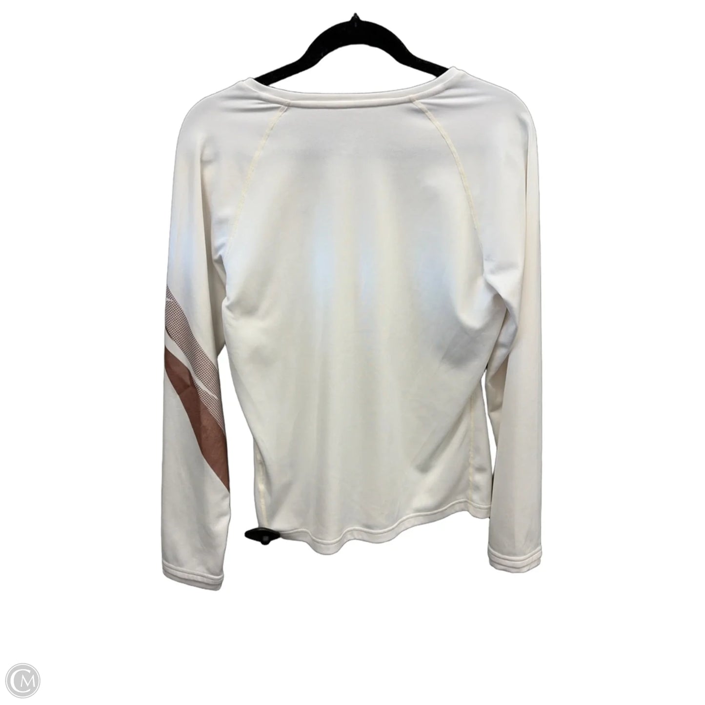 Athletic Top Long Sleeve Crewneck By Nike Apparel In White, Size: M