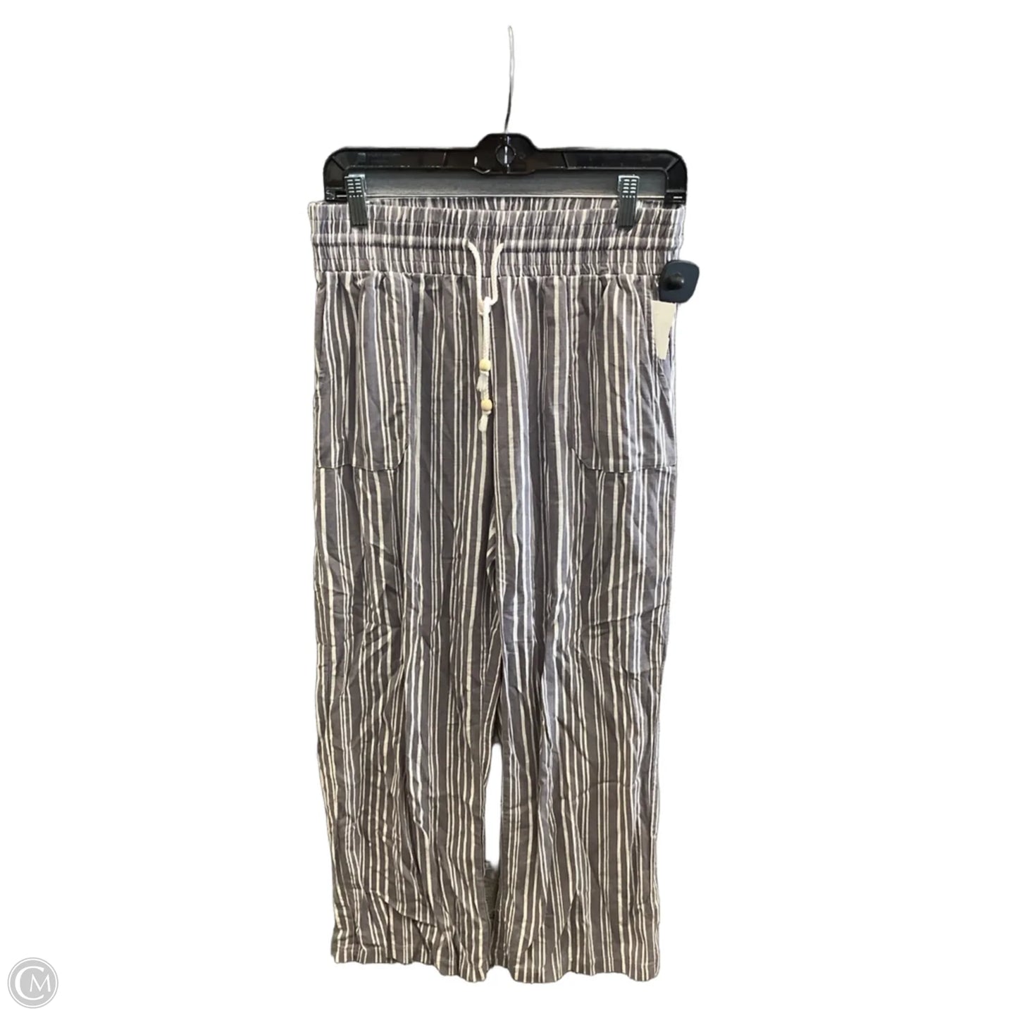 Pants Linen By Clothes Mentor In Striped Pattern, Size: 8