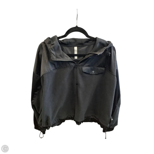 Athletic Jacket By Athleta In Black, Size: L
