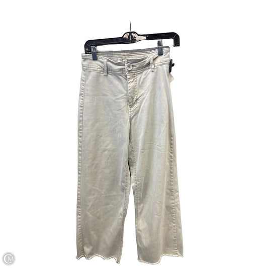 Jeans Wide Leg By Oat In Green Denim, Size: 4