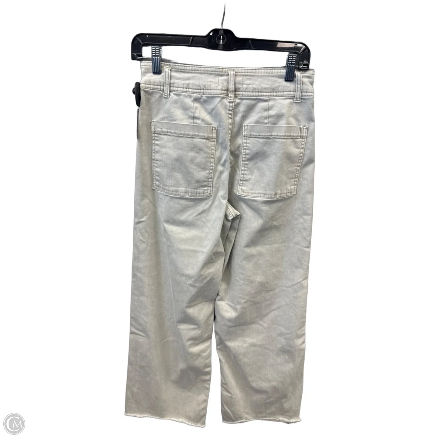 Jeans Wide Leg By Oat In Green Denim, Size: 4