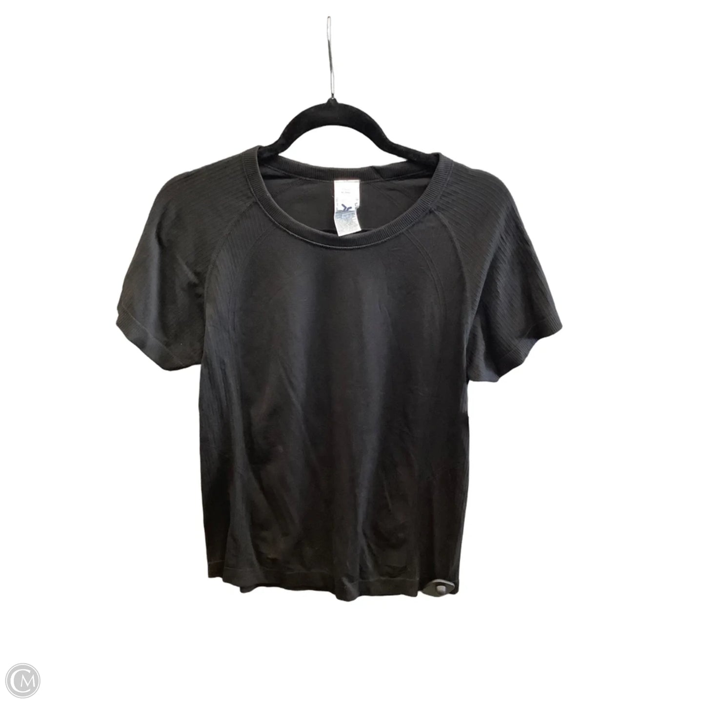 Athletic Top Short Sleeve By Old Navy In Black, Size: Xl