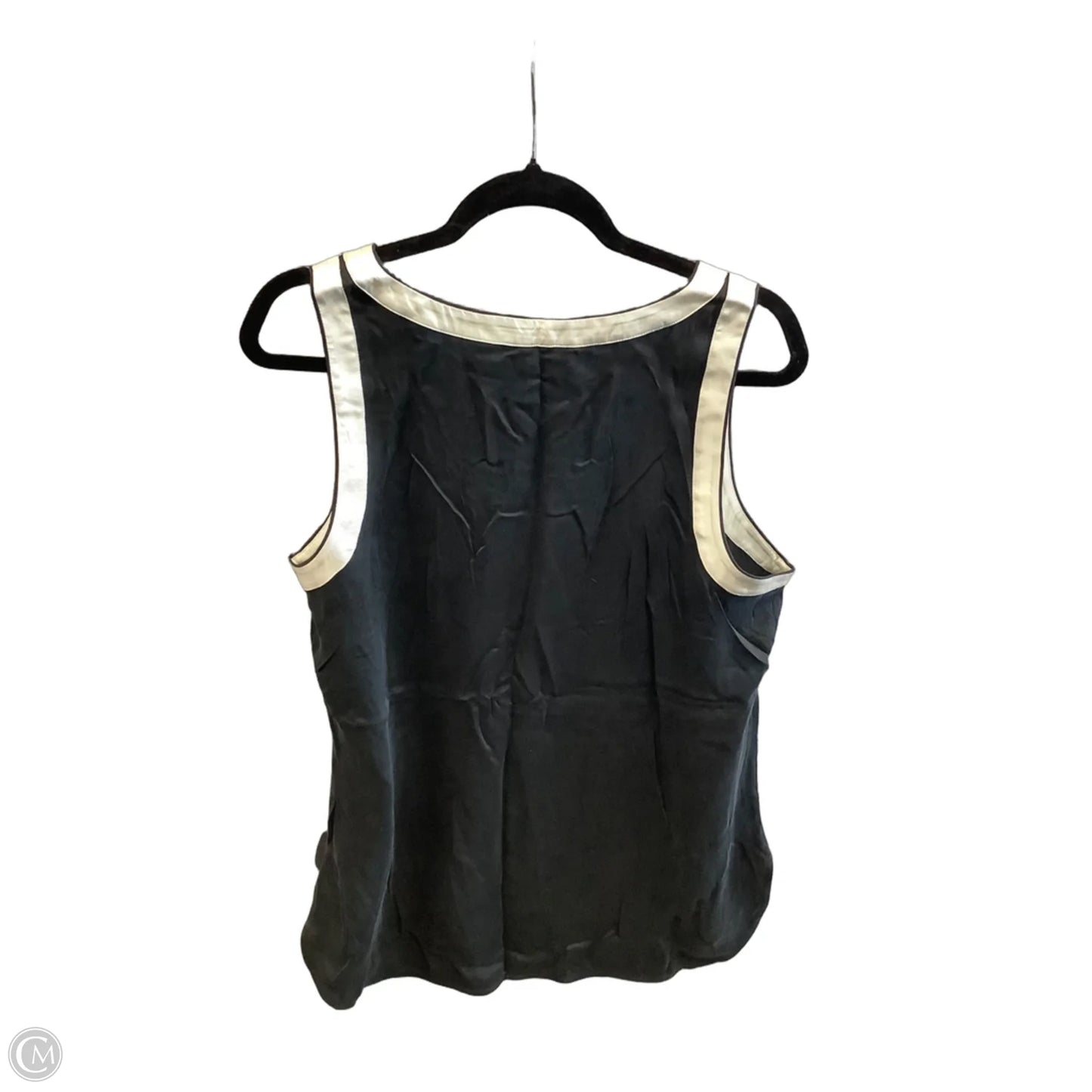 Top Sleeveless By Banana Republic In Black, Size: L