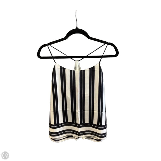 Top Sleeveless By Banana Republic In Striped Pattern, Size: L