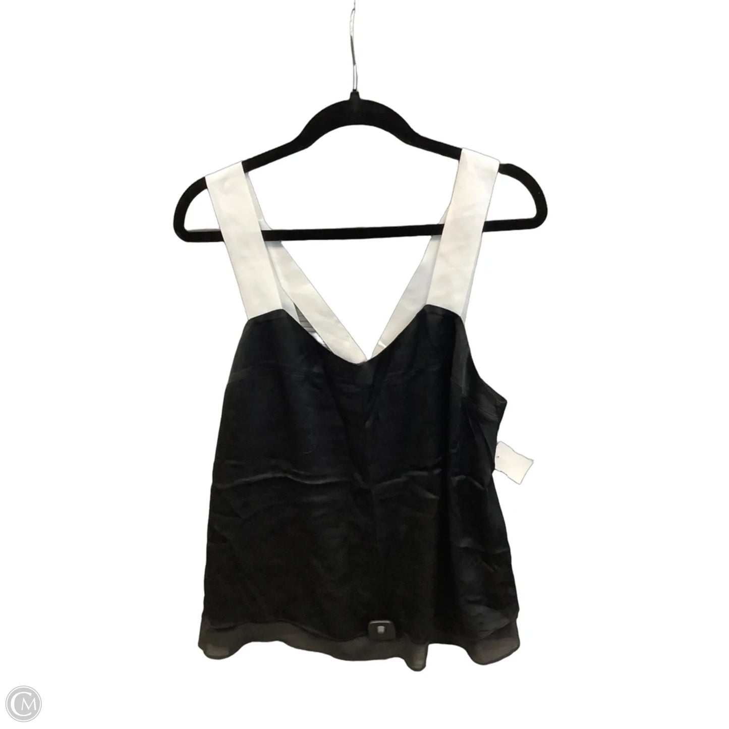 Top Sleeveless By Banana Republic In Black, Size: M