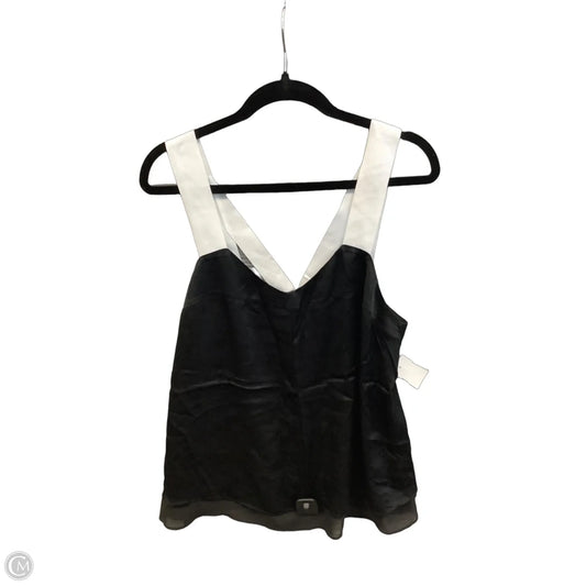 Top Sleeveless By Banana Republic In Black, Size: M