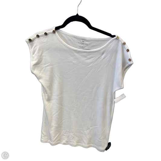 Top Short Sleeve By Talbots In White, Size: S