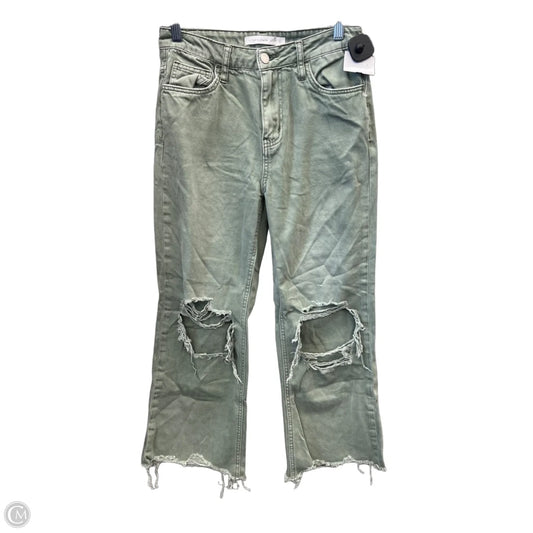 Jeans Straight By Altard State In Green Denim, Size: 2