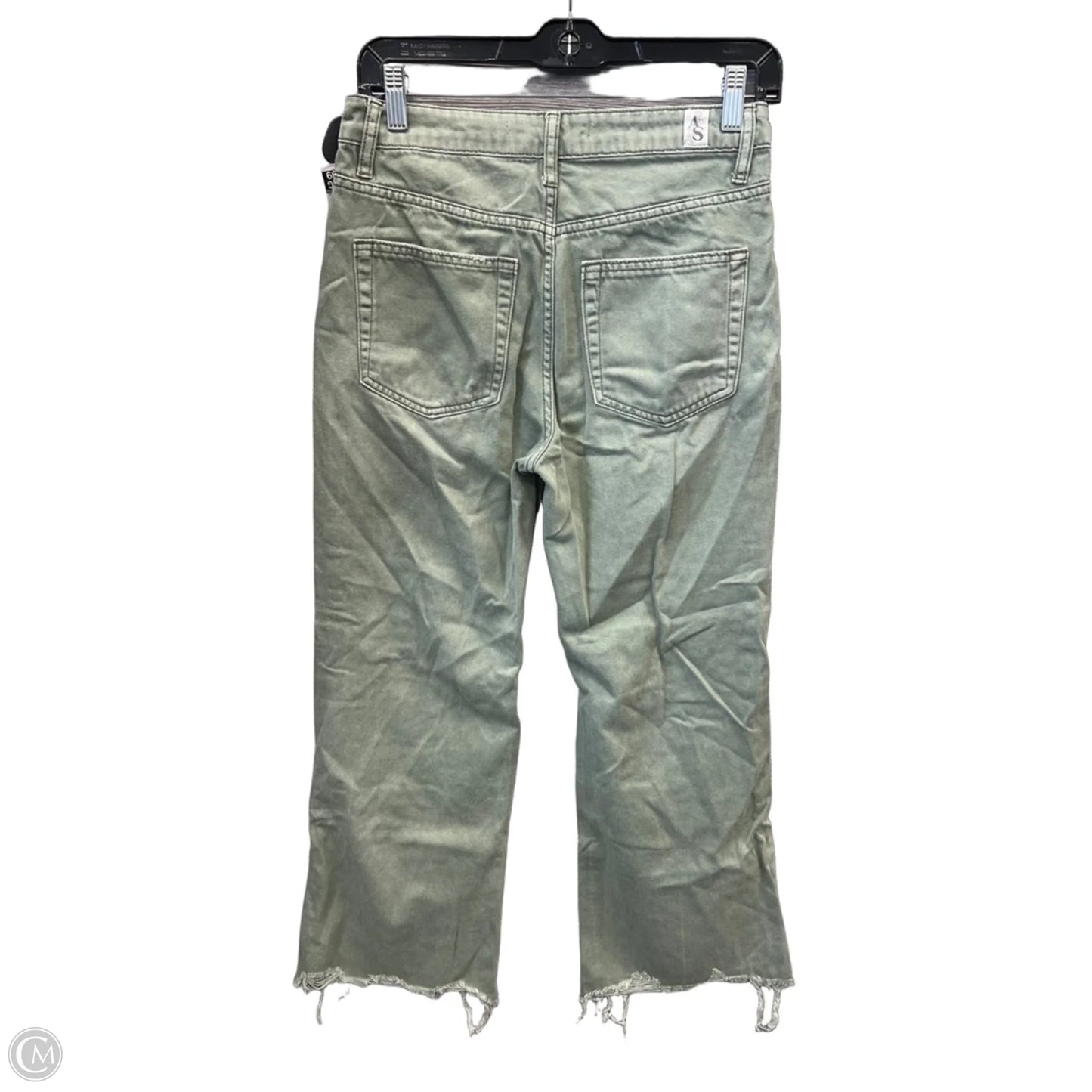 Jeans Straight By Altard State In Green Denim, Size: 2