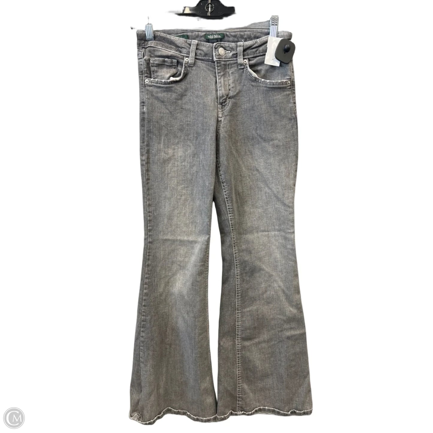 Jeans Flared By Wild Fable In Grey Denim, Size: 4