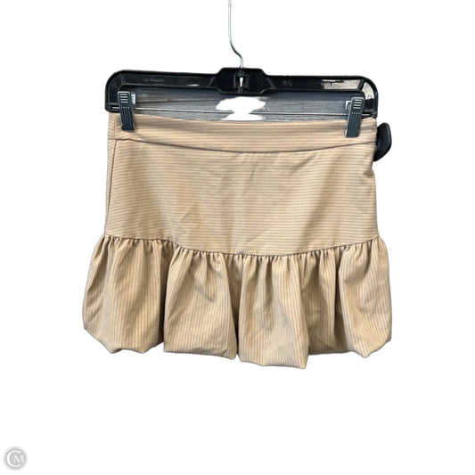 Skirt Mini & Short By Love Tree In Beige, Size: 4
