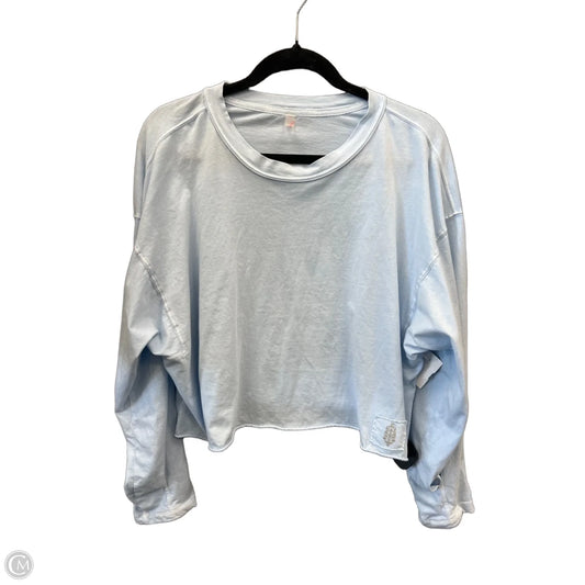 Top Long Sleeve By Free People In Blue, Size: S