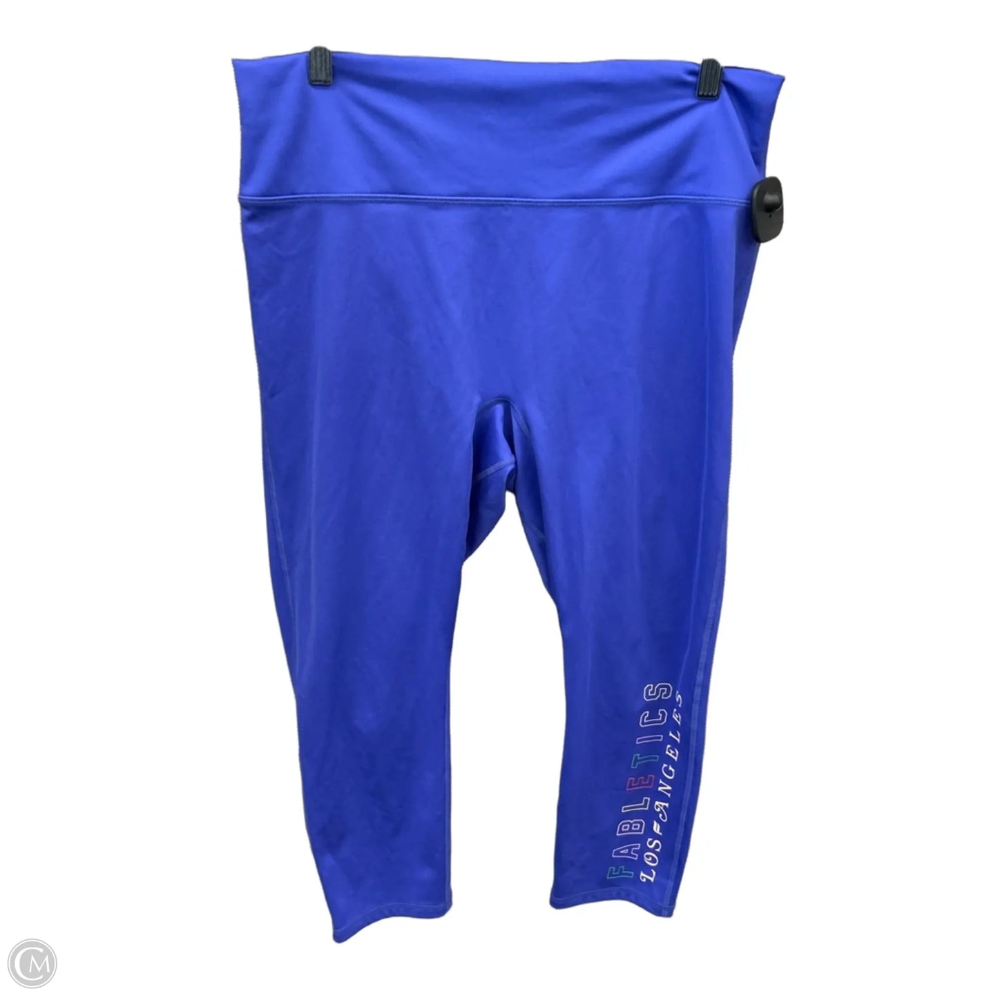 Athletic Leggings Capris By Fabletics In Blue, Size: Xxl