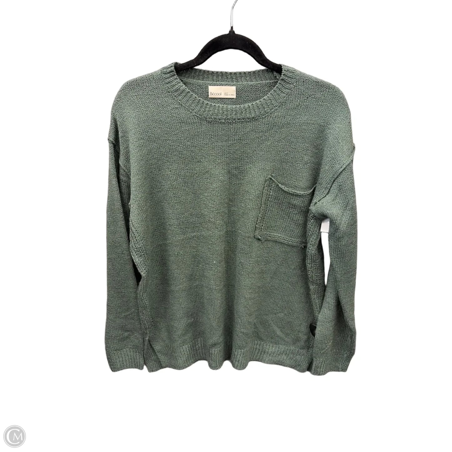 Sweater By Be Cool In Green, Size: S