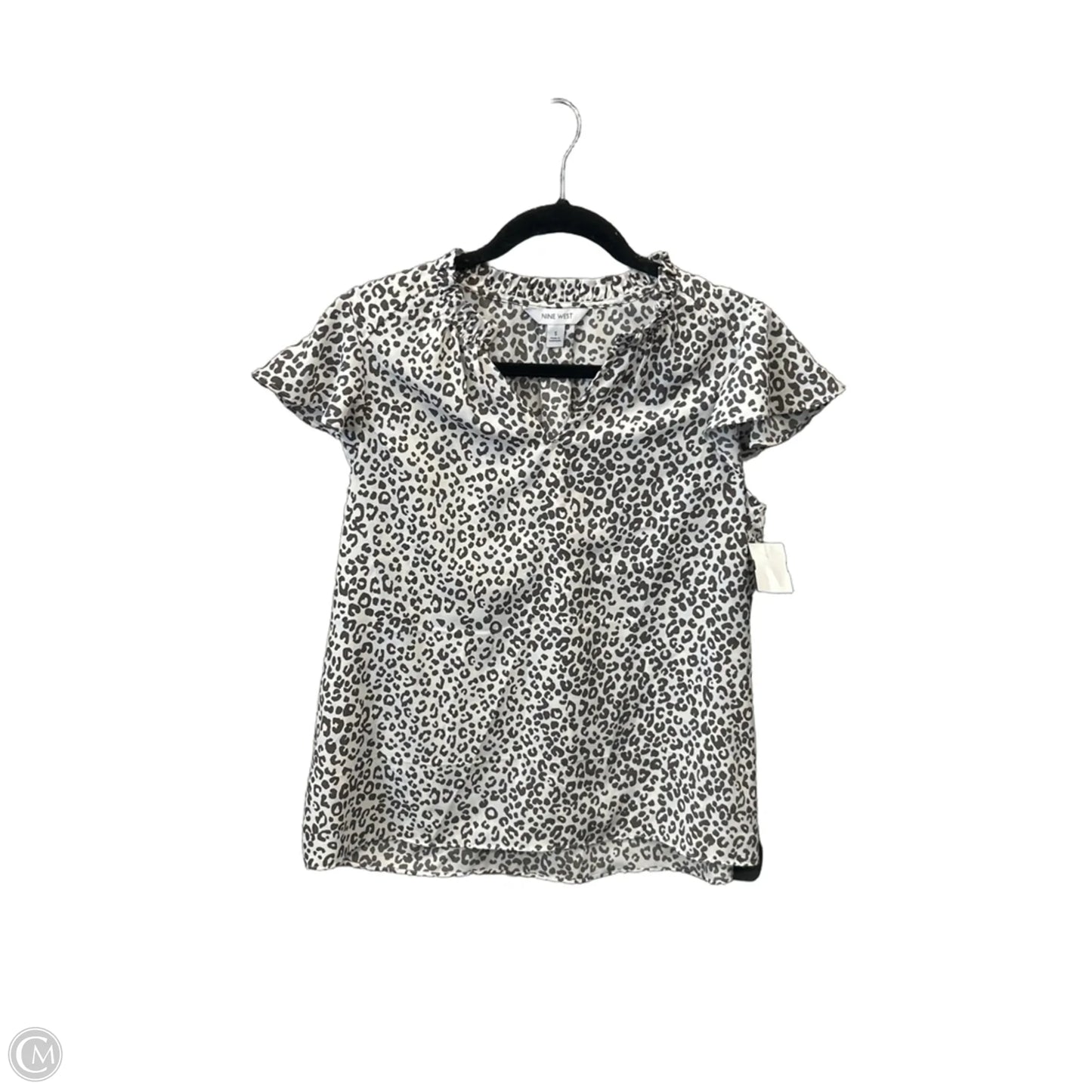 Top Sleeveless By Nine West In Animal Print, Size: S