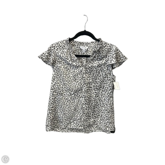 Top Sleeveless By Nine West In Animal Print, Size: S