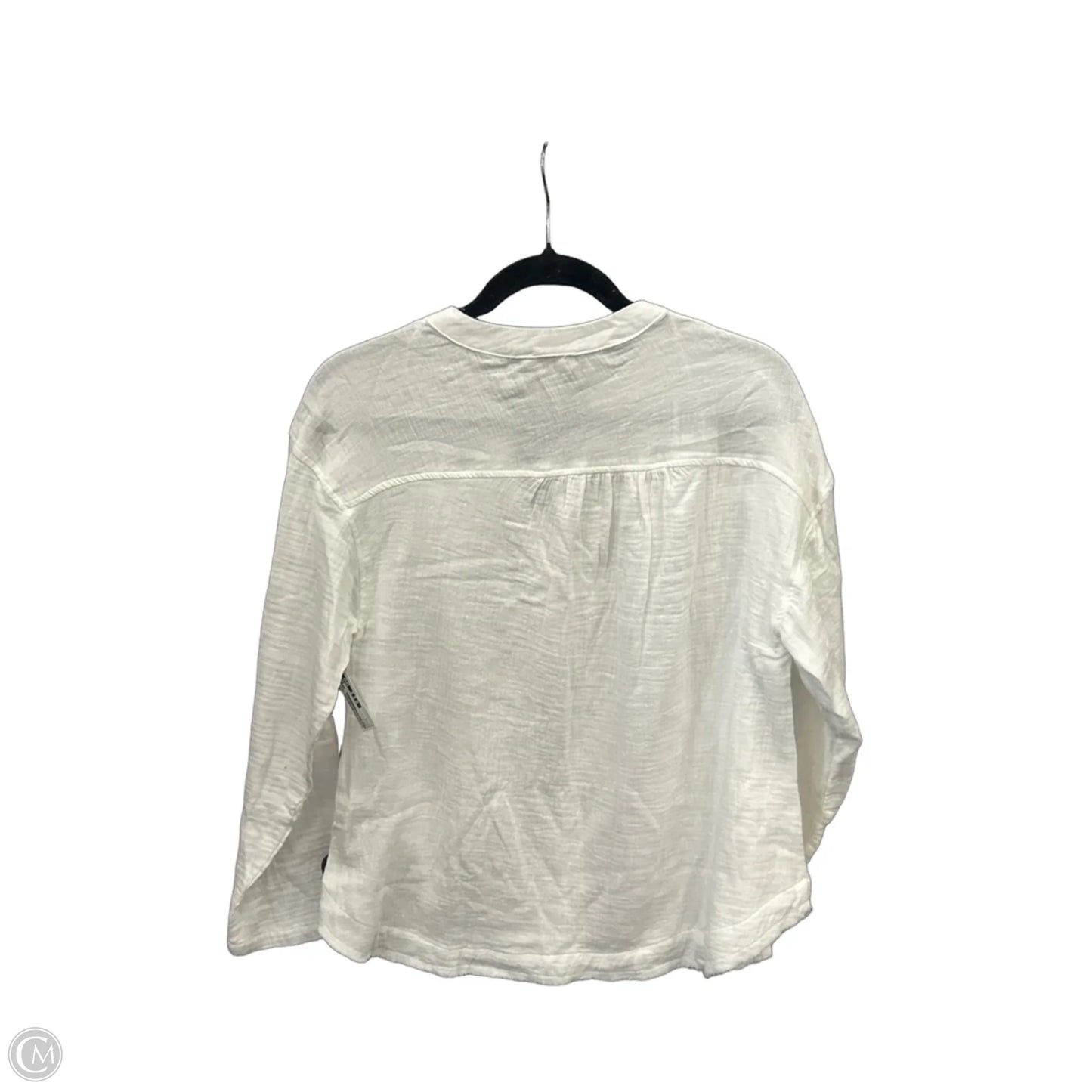 Top Long Sleeve By New In In White, Size: S