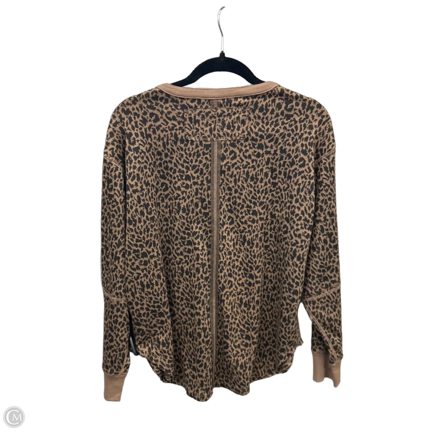 Top Long Sleeve By Lush In Animal Print, Size: S