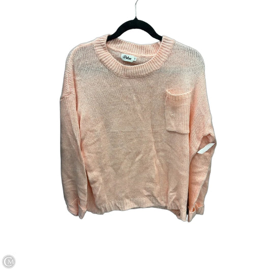 Sweater By Pulse In Pink, Size: Xs