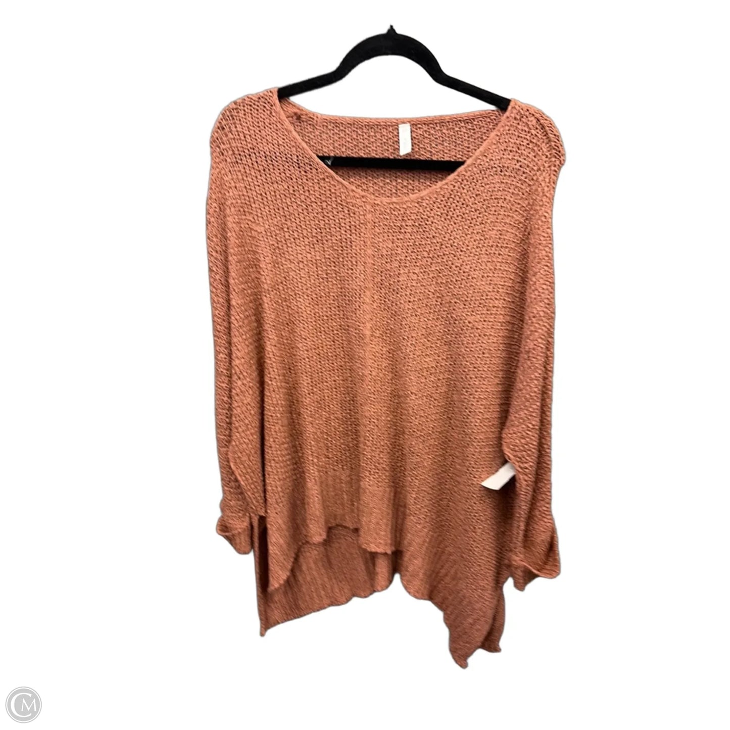 Top Long Sleeve By Wishlist In Brown, Size: S