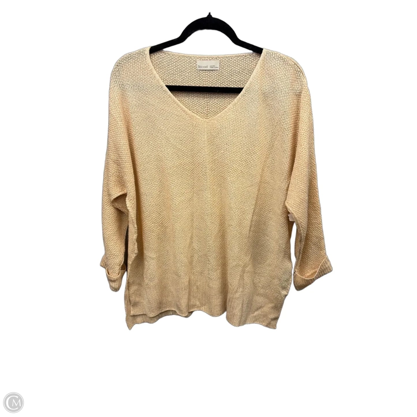 Sweater By Be Cool In Orange, Size: S