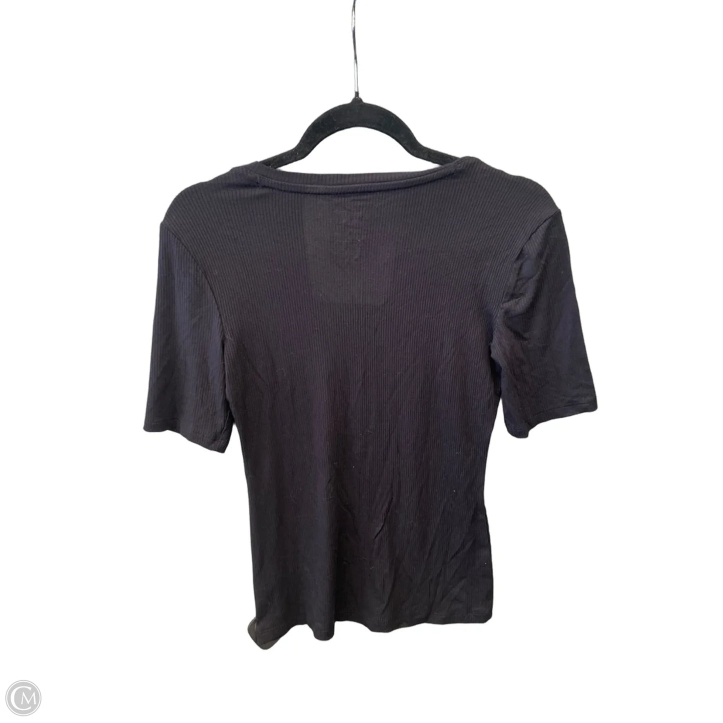 Top Short Sleeve By Nine West In Black, Size: S