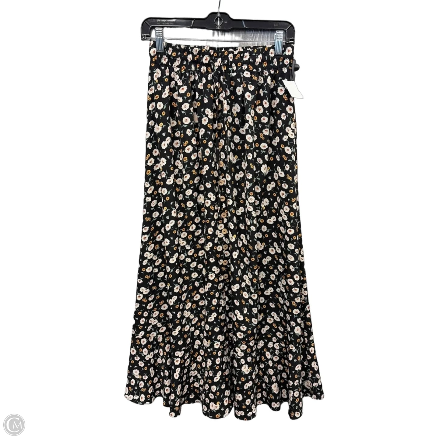 Skirt Maxi By Clothes Mentor In Black, Size: 4