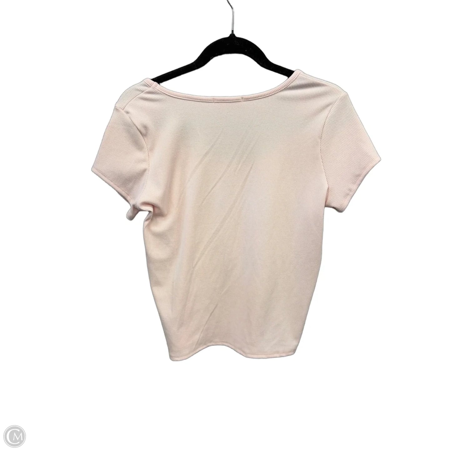 Top Short Sleeve By Cmf In Pink, Size: Xl