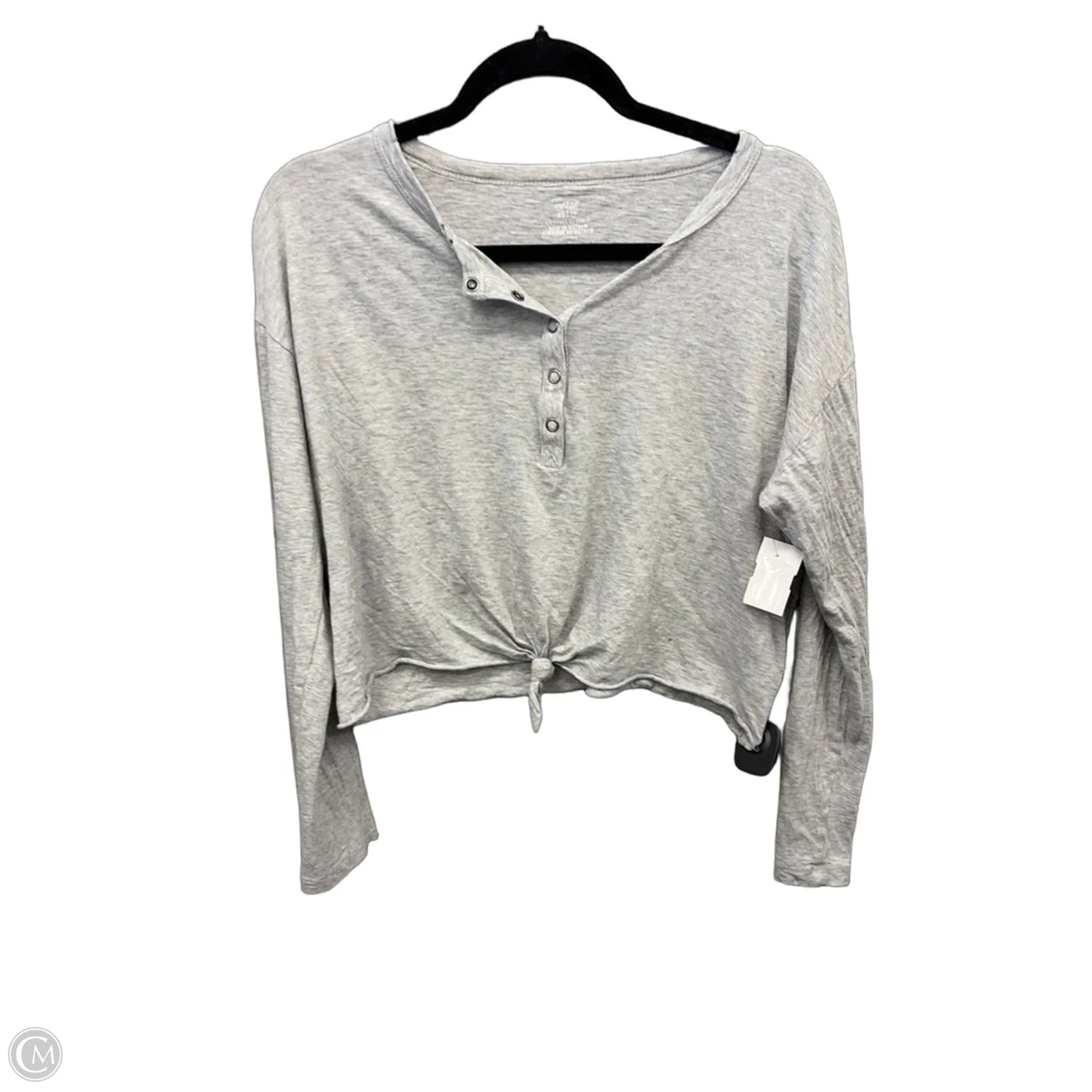 Top Long Sleeve By Aerie In Grey, Size: Xs