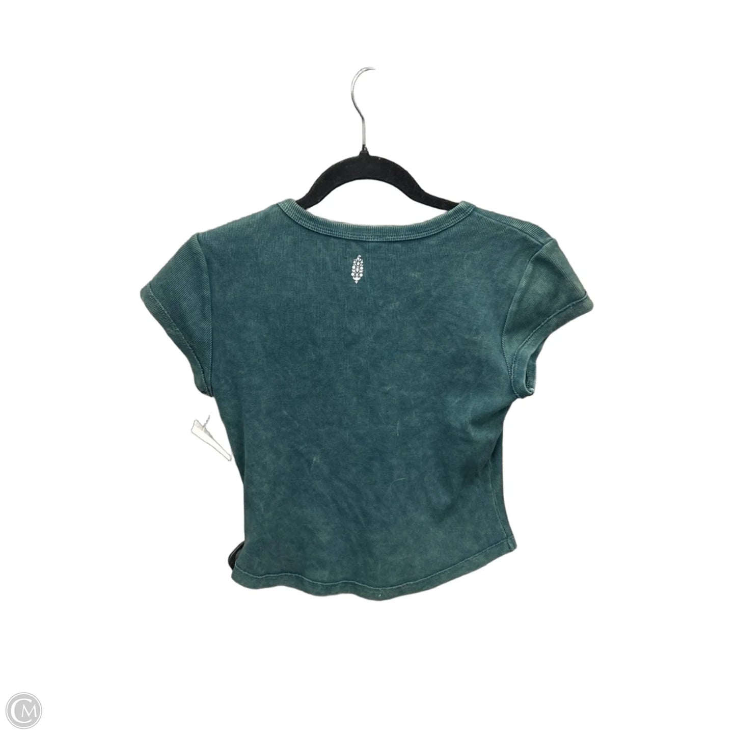Top Short Sleeve By Free People In Green, Size: M