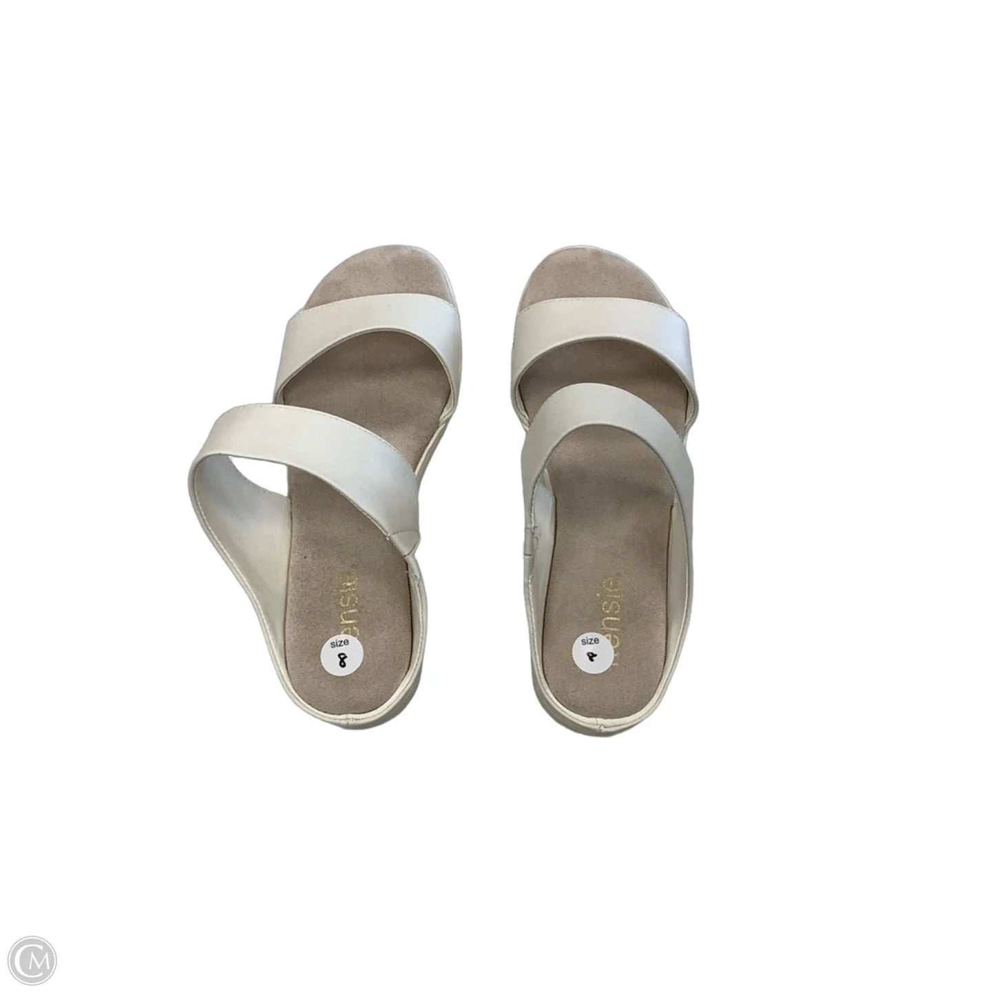 Shoes Heels Wedge By Kensie In White, Size: 8