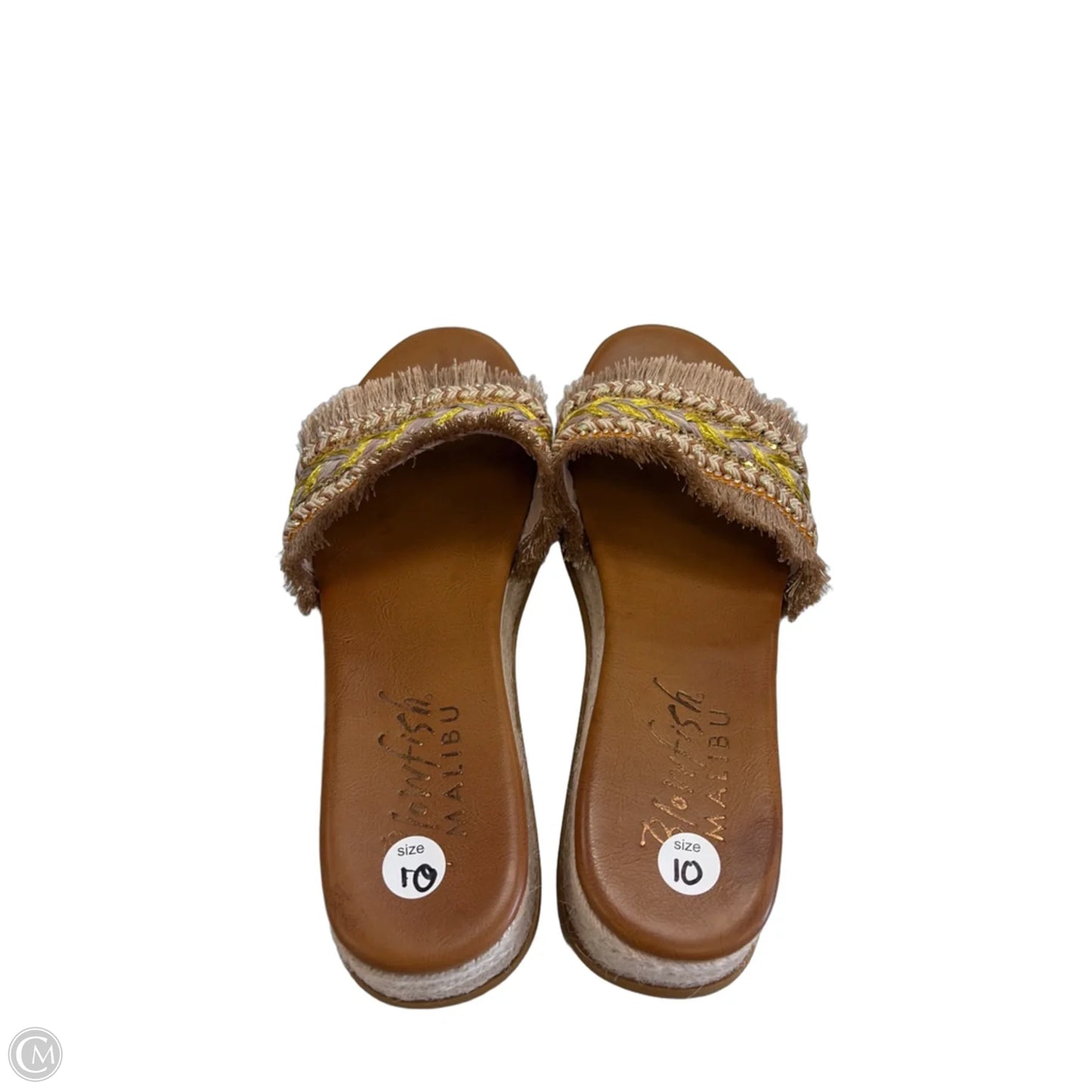 Sandals Flats By Blowfish In Brown, Size: 10
