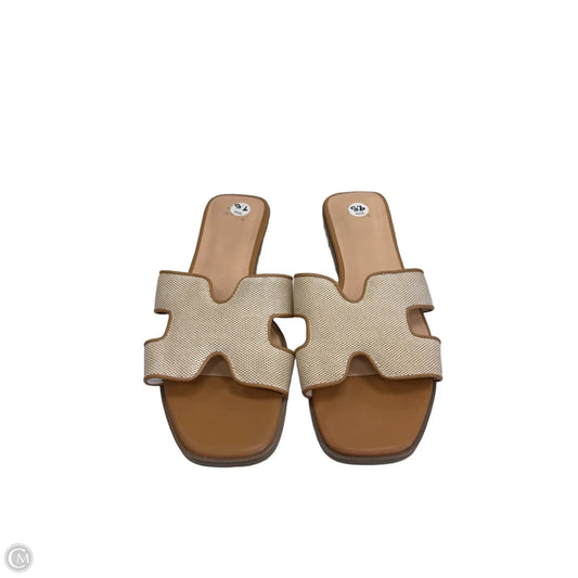 Sandals Flats By A New Day In Cream, Size: 9.5