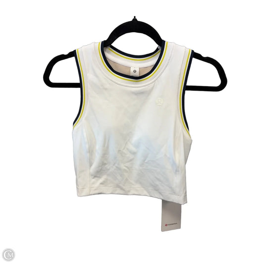 Athletic Bra By Lululemon In White, Size: S