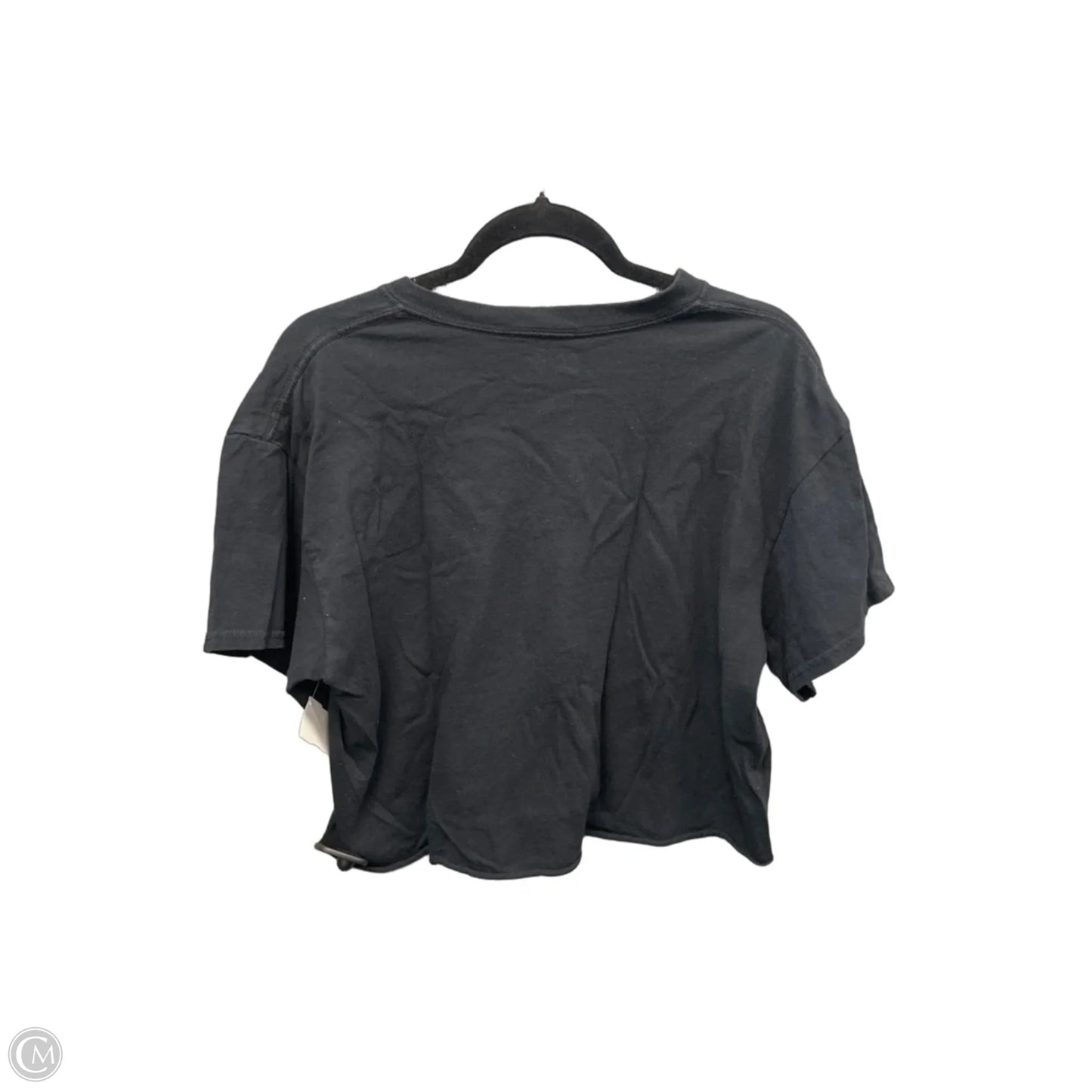 Top Short Sleeve By Clothes Mentor In Black, Size: L