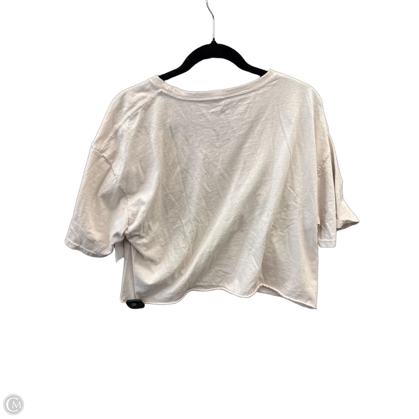 Top Short Sleeve By Clothes Mentor In Cream, Size: Xl