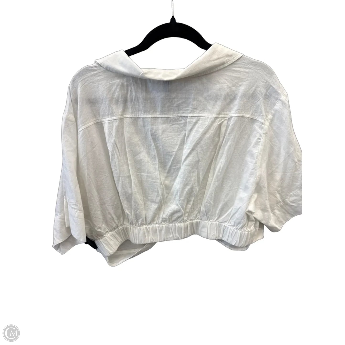 Top Short Sleeve By Divided In White, Size: Xl