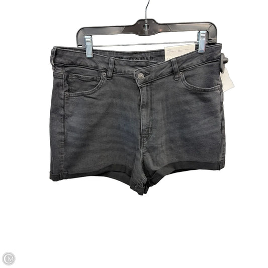 Shorts By American Eagle In Black Denim, Size: 14