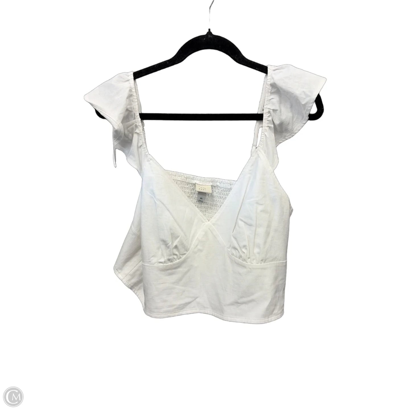 Top Sleeveless By A New Day In White, Size: Xl