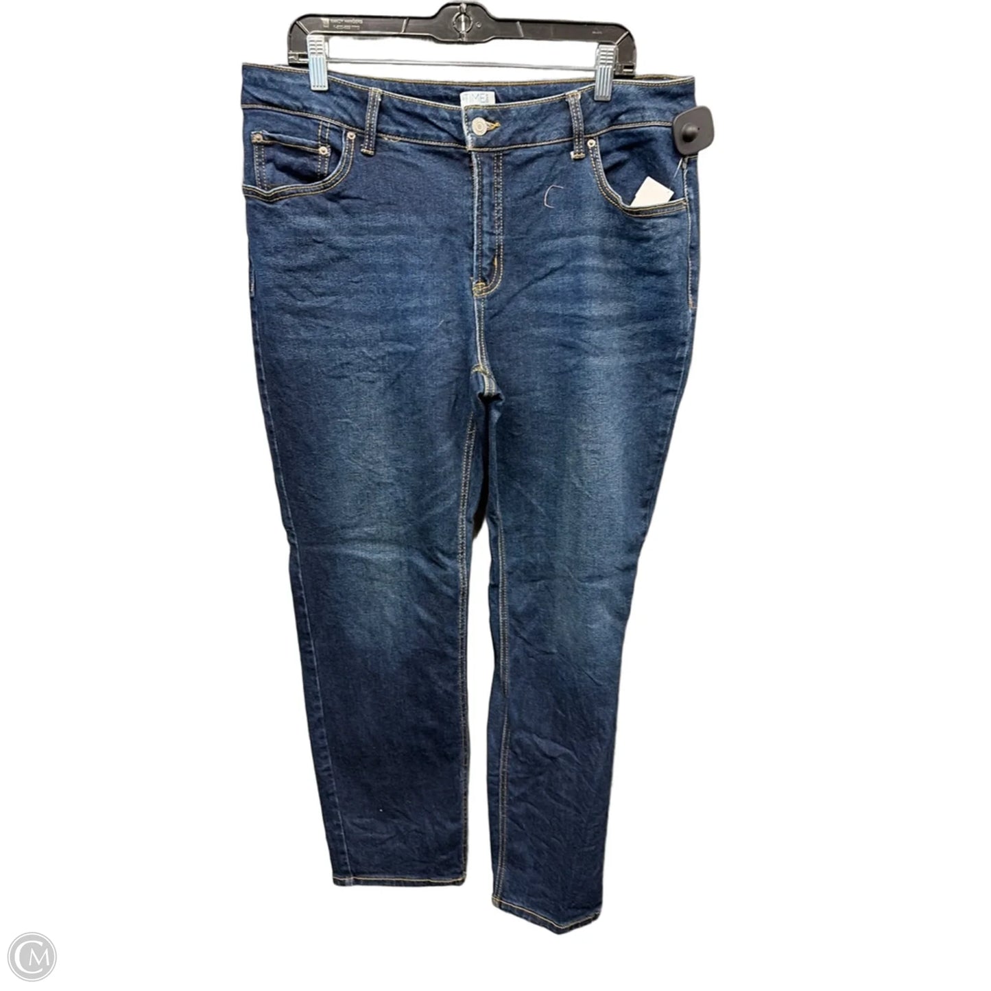 Jeans Skinny By Time And Tru In Blue Denim, Size: 18