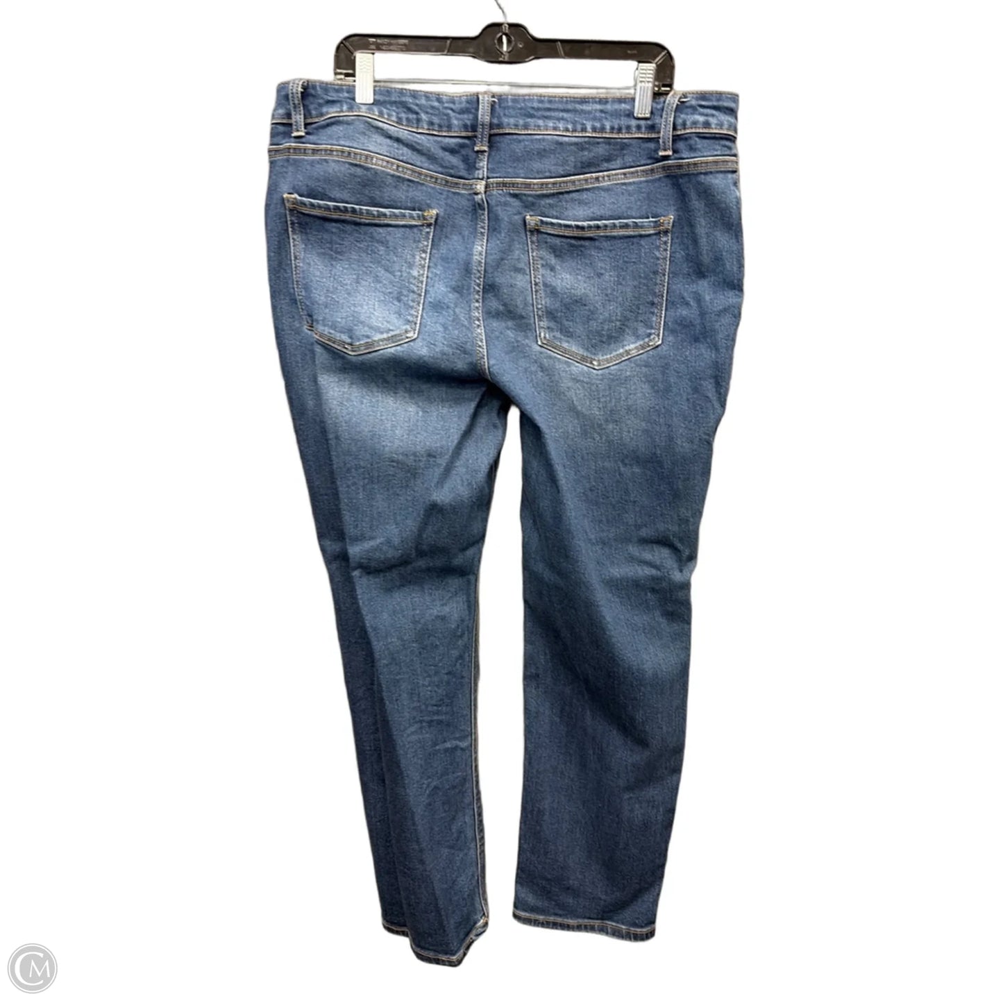 Jeans Skinny By Time And Tru In Blue Denim, Size: 18